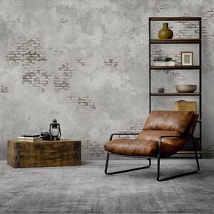Fototapety Tekstura tynku w stylu grunge z fragmentami odsłoniętej cegły, Fototapety w stylu industrialnym, w05161 : Uwalls.pl