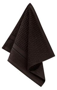 Brązowy Ręcznik Welurowy 30x30 PERU 100% bawełna