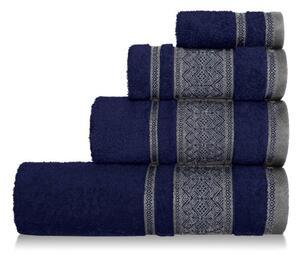 Granatowy Ręcznik 50x90 PANAMA 100% bawełna