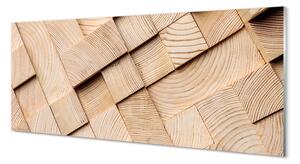 Obraz na szkle Drewno słoje skład