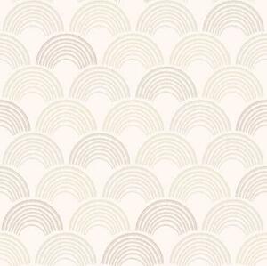 Tapety Jasne, neutralne łuki w powtarzającym się wzorze, Tapety Abstrakcyjne, a01164v3 : Uwalls.pl