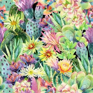 Dojrzewające tropikalne kwiaty abstrakcja Tapeta Dojrzewające tropikalne kwiaty abstrakcja