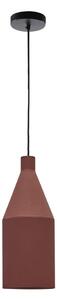 Lampa wisząca w kolorze terakoty z metalowym kloszem ø 15 cm Peralta – Kave Home