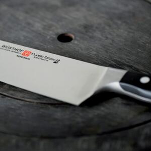 Zestaw noży z blokiem, widelcem do mięsa i ostrzałką 10-częściowy Classic Ikon WÜSTHOF