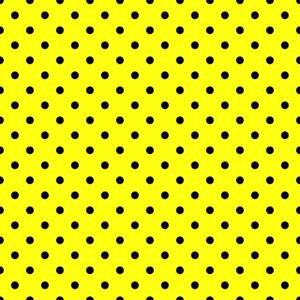 Czarne kropki na żółtym tle Okleina ścienna Czarne kropki na żółtym tle