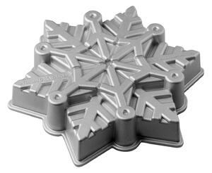 Forma do ciasta Frozen Snowflake Bundt® srebrna Nordic Ware