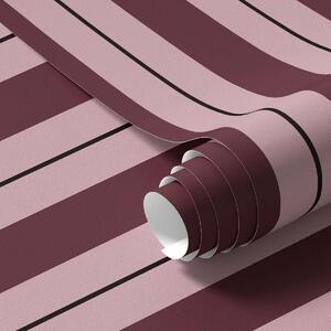Tapety Czerwone i różowe paski z kontrastującymi liniami, Tapety Geometryczne, Tapety w paski, a01183v2 : Uwalls.pl