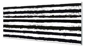 Obraz na szkle Nieregularne paski zebra