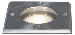 Zewnetrzna Oświetlenie punktowe wpuszczane stalowe 10,5 cm IP65 - Basic Square Oswietlenie zewnetrzne