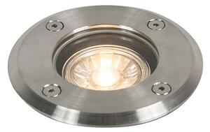 Zewnetrzna Oświetlenie zewnętrzne do wkopania stalowe 11cm IP67 - Basic Round Oswietlenie zewnetrzne