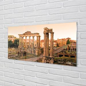 Obraz na szkle Rzym Forum Romanum wschód słońca
