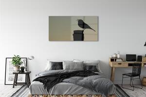 Obraz na szkle Czarny ptak