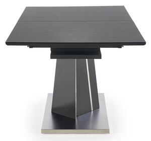 Czarny stół rozkładany do salonu - Falopi