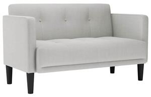 Sofa dwuosobowa cloud grey 111 cm tkanina
