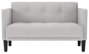 Sofa dwuosobowa cloud grey 111 cm tkanina