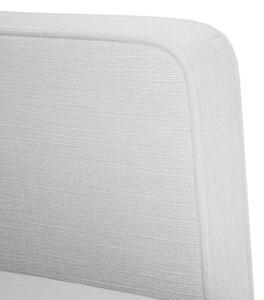 Sofa dwuosobowa cloud grey 111 cm tkanina