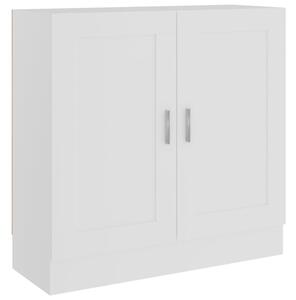 Regał na książki, biel 82,5x30,5x80 cm, materiał drewnopochodny