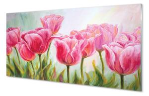 Obraz na szkle Tulipany obraz