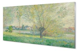 Obraz na szkle Wierzby - Claude Monet