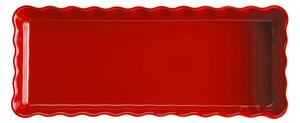 Prostokątna forma do ciasta Burgundy czerwona 15 × 36 cm Emile Henry