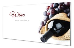 Obraz na szkle Winogrona wino