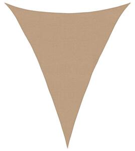 Żagiel przeciwsłoneczny, 160 g/m², kolor taupe, 4x5x5 m, hdpe