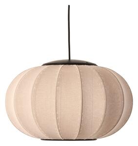 Made By Hand - Knit-Wit 45 Oval LED Lampa Wisząca Piaskowy Stone