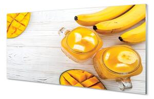 Obraz na szkle Mango banany koktajl