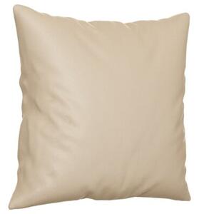 Sofa 3-osobowa z poduszkami, kremowa, 180 cm, mikrofibra