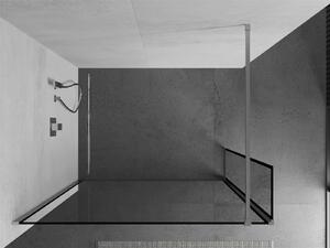 Mexen Kioto ścianka prysznicowa Walk-in 90 x 30 cm, czarny wzór, chrom - 800-090-212-01-70-030