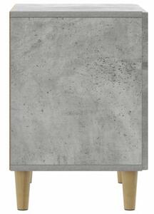 Szafka nocna 2 szt. betonowy szary 43 x 34,5 x 50 cm