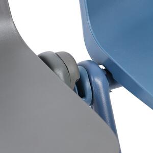 Krzesło konferencyjne PLUS, niebieski