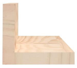 Półki ścienne, 2 szt., 50x11x9 cm, drewno sosnowe