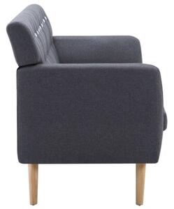 Sofa 3-osobowa tapicerowana tkaninÄ , 172x70x82 cm, ciemnoszara