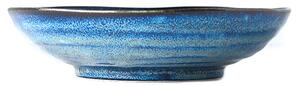 Duża płytka miska Indigo Blue 21 cm 600 ml MIJ