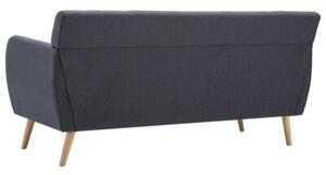 Sofa 3-osobowa tapicerowana tkaninÄ , 172x70x82 cm, ciemnoszara