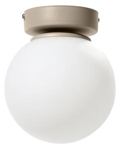 Lampa sufitowa Aurelia beżowa z 1 kulistym kloszem