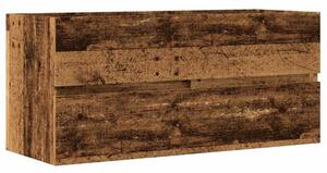 Szafka pod umywalkę, stare drewno, 100x38,5x45 cm