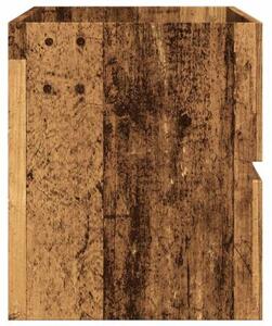 Szafka pod umywalkę, stare drewno, 100x38,5x45 cm