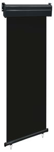 Markiza boczna na balkon, 60 x 250 cm, czarna