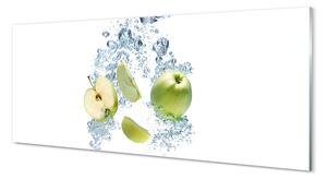 Obraz na szkle Woda jabłko pokrojone