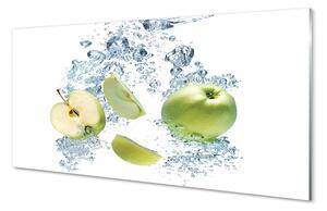Obraz na szkle Woda jabłko pokrojone