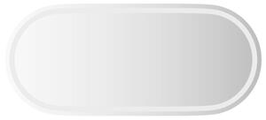 Lustro Åazienkowe z LED, 100x45 cm, owalne