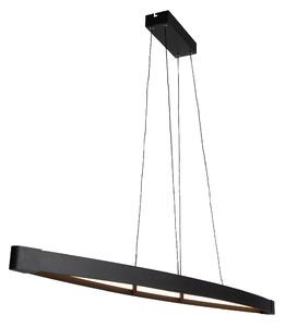 Moderne hanglamp zwart 119 cm dimbaar - Dasha Oswietlenie wewnetrzne