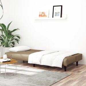 Sofa, 2-osobowa cappuccino, sztuczna skÃ³ra