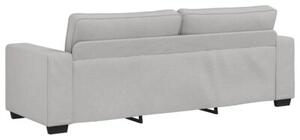 Sofa 3-osobowa, szara chmurowy, 220x77x82 cm, tkaninÄ