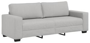 Sofa 3-osobowa, szara chmurowy, 220x77x82 cm, tkaninÄ