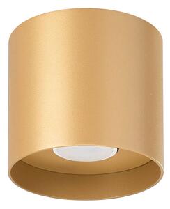 Złoty mały okrągły plafon tuba - A405-Fens