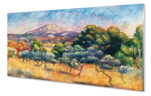 Obraz na szkle Góra Świętej Wiktorii - Pierre Auguste Renoir