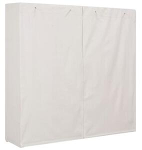Szafa, biaÅa, 173x40x170 cm, materiaÅowa